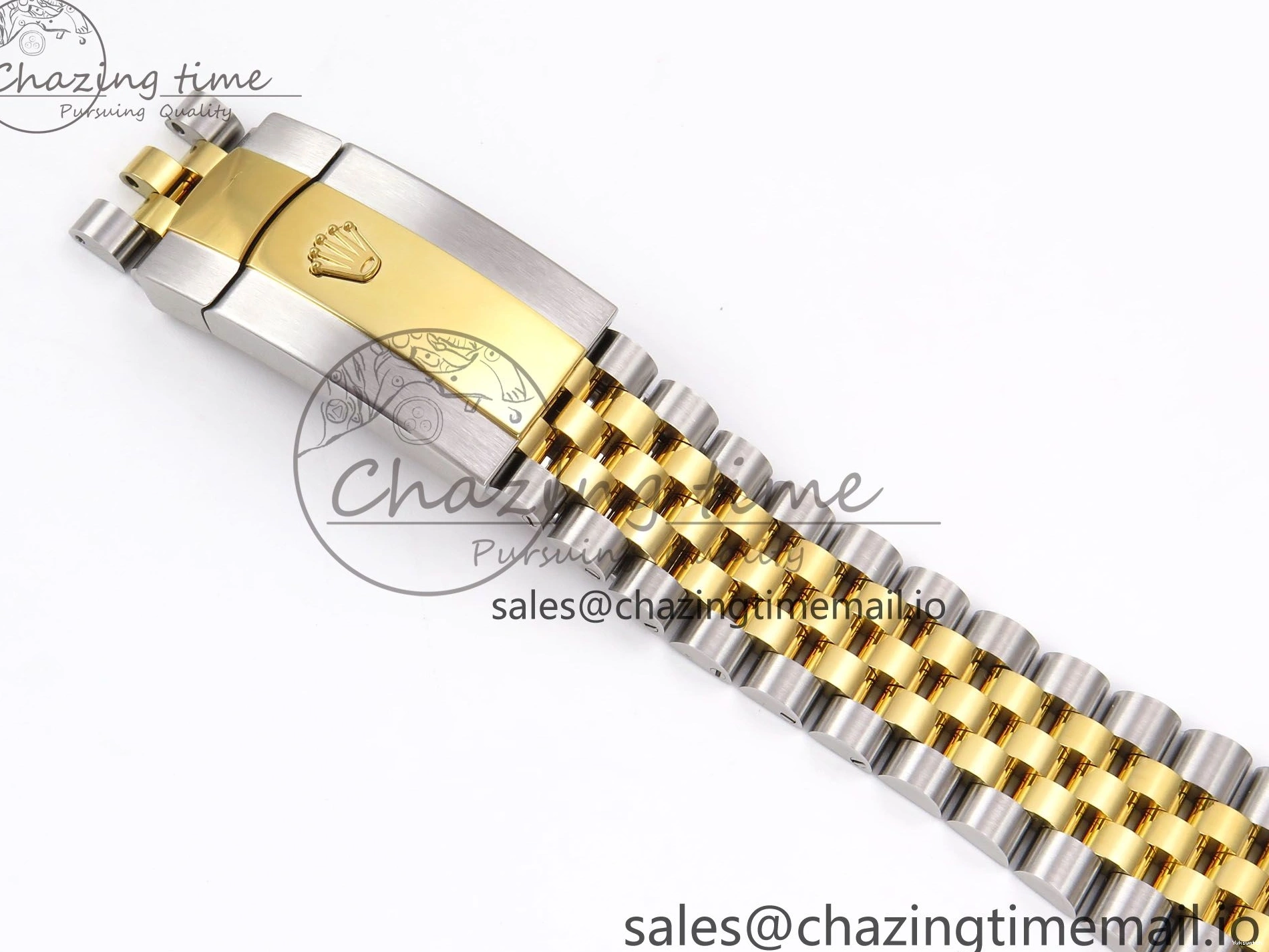 SS Best 41 Bracelet EWEF Stick DateJust Dial Jubilee A3235 White on Edition 126333 YG 0305